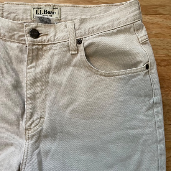 Vintage LL bean straight ecru jeans - Picture 2 of 3